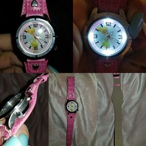 Leather Tinker bell Watch